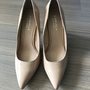 Almost New Carvela Kurt Geiger Size 37 Beige Pumps